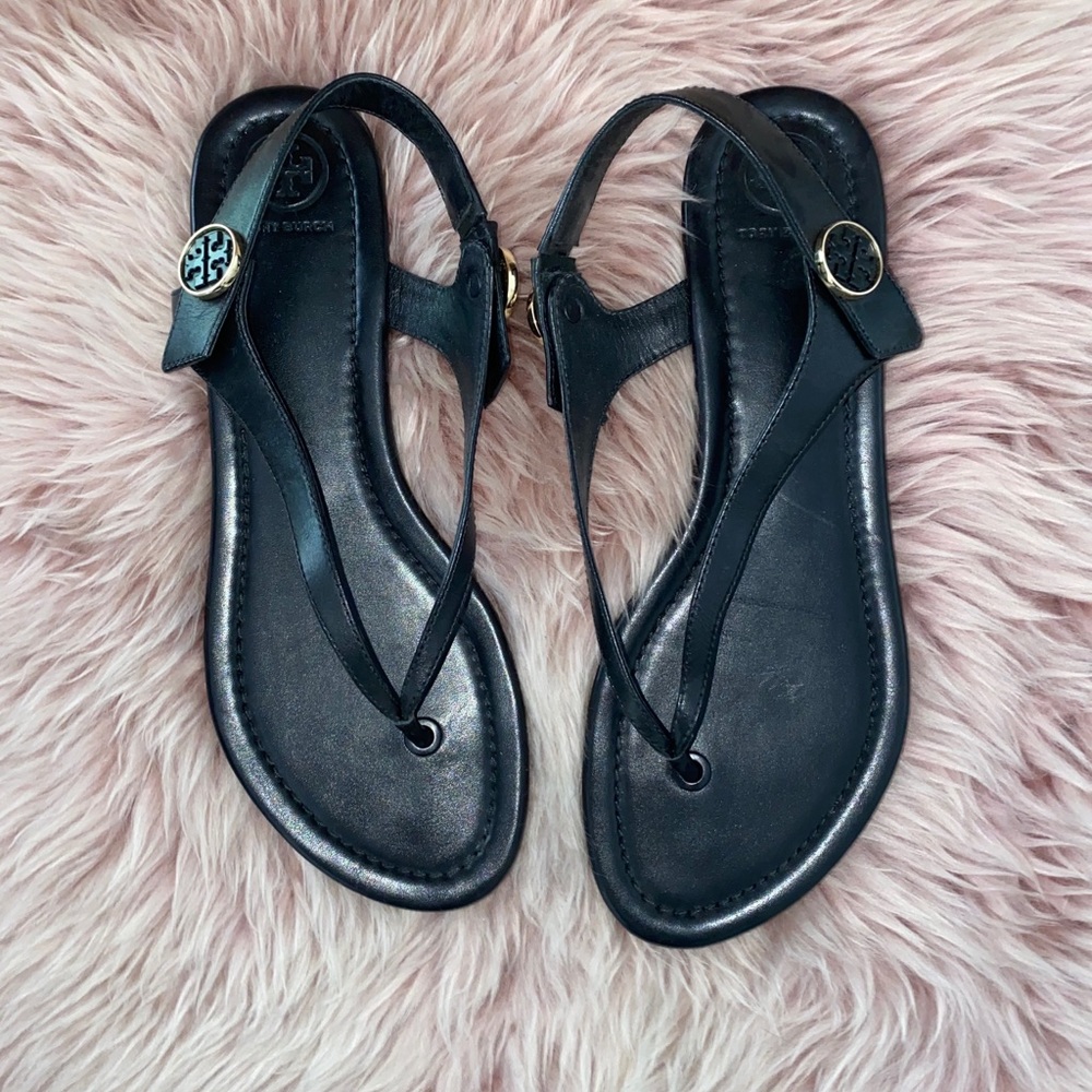 Tory Burch Authentic T-strap Sandals Worn Once